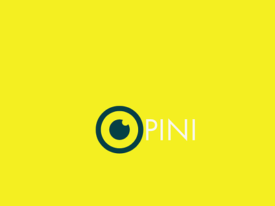 OPINI design flyer logo