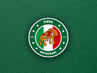 Pizza Restaurant - Logo Design branding design graphic design illustration logo pizza pizza restaurant restaurant