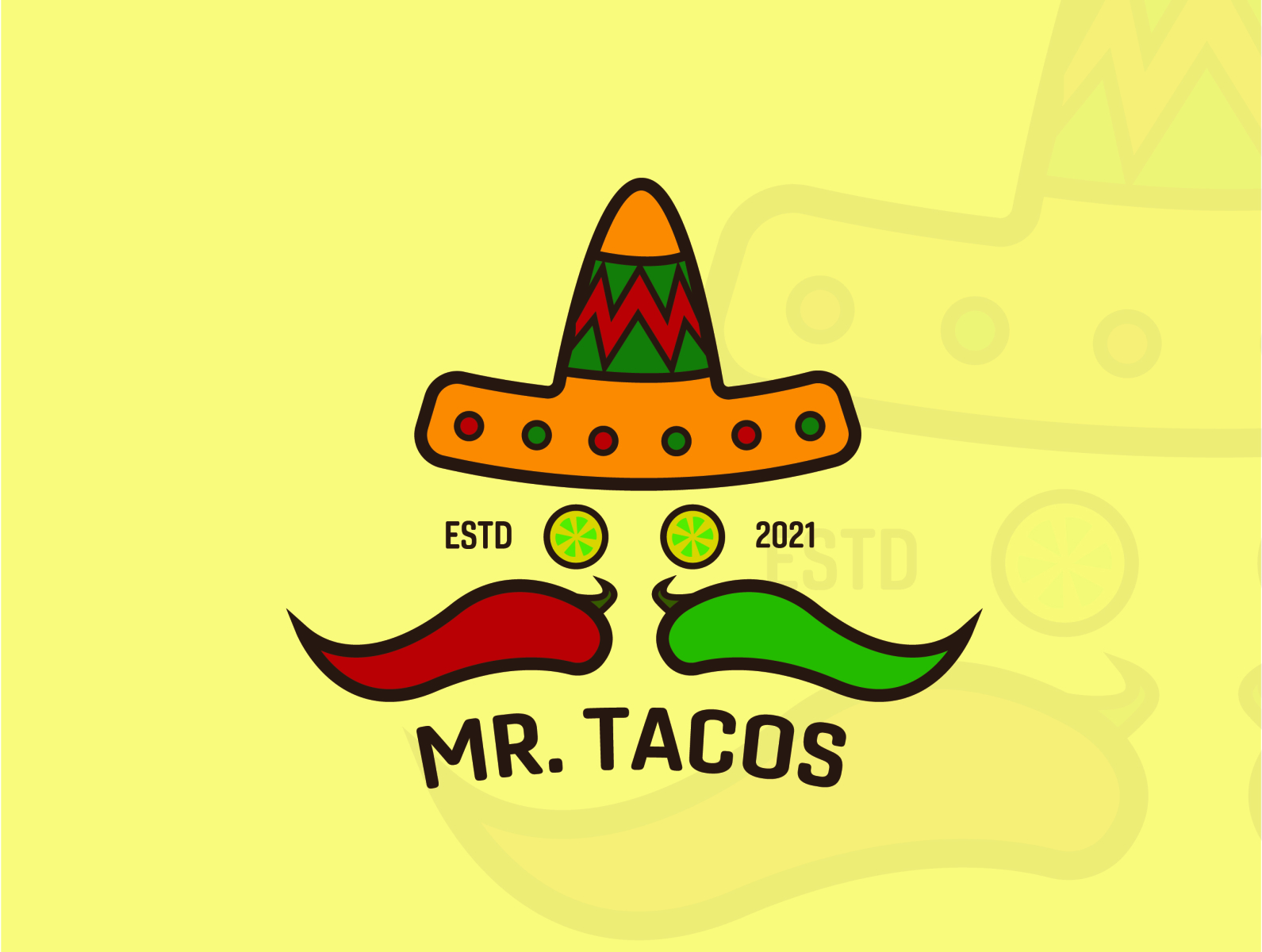 Mr. Tacos Restaurant - Logo Design by Nikola on Dribbble