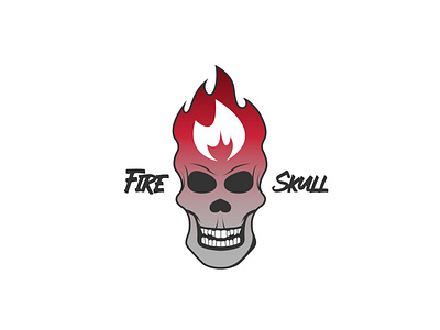 Fire Skull - Logo Design 3d adobe animation branding design fire graphic design illustration illustrator logo logo design motion graphics ui vector