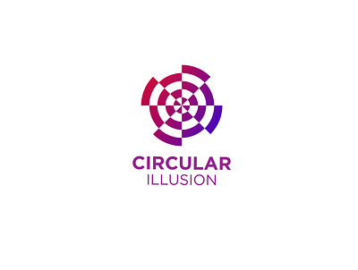 Circular Illusion - Logo Design adobe branding circular design gradient gradientlogo graphic design illusion illustration illustrator logo logo design ui vector