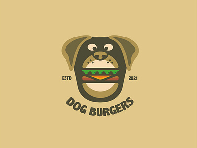 Dog Burgers Restaurant - Logo Design