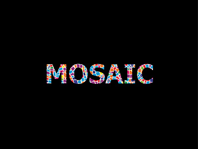 Mosaic - Logo Design 3d adobe animation branding design graphic design illustration illustrator logo logo design motion graphics ui vector