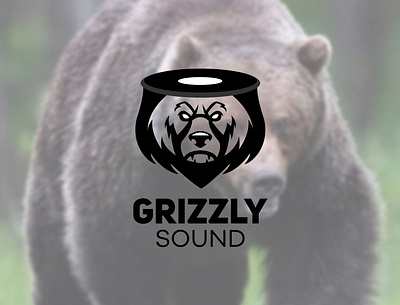 Grizzly Sound - Logo Design adobe branding design graphic design illustration illustrator logo logo design ui vector