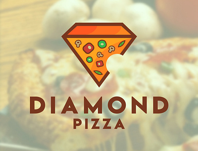 Diamond Pizza - Logo Design 3d adobe animation branding design graphic design illustration illustrator logo logo design motion graphics pizza restaurant ui vector