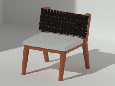 Woven Chair 3d autocad chair design furniture
