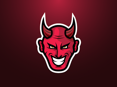 Devil Mascot devil esports evil hell horns logo mascot red scary sports