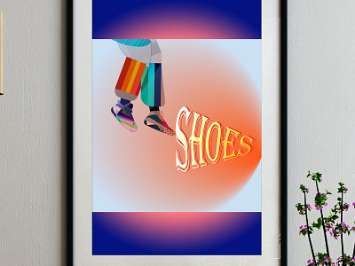 shoes branding clean colorful design graphic design illustration illustrator logo shoes illustrations ui vector