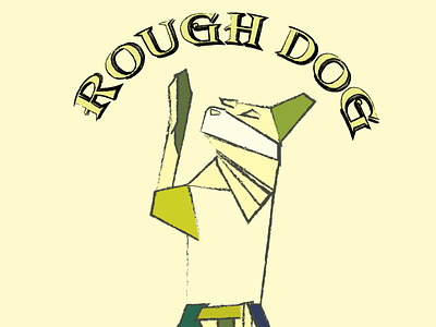 rough logo branding brushes clean colorful design dog dogart doglogo graphic design illustration illustrator logo logodesign petlogo pett ui vector
