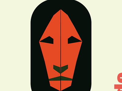 hide branding clean colorful design graphic design hlogo identitty illustration illustrator lion lionillustrations logo logolion red ui vector