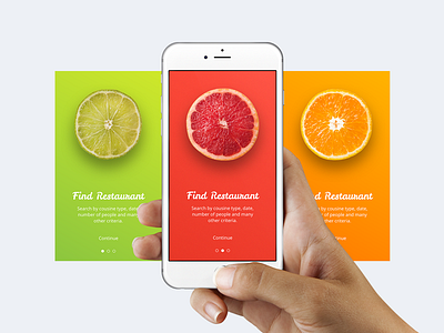 Organic Food UI Kit - Walktrough