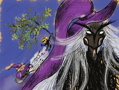 The Witch illustration design graphic design illustration vector