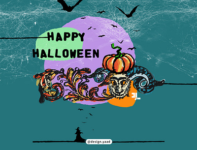 Halloween Post Design design graphic design illustration