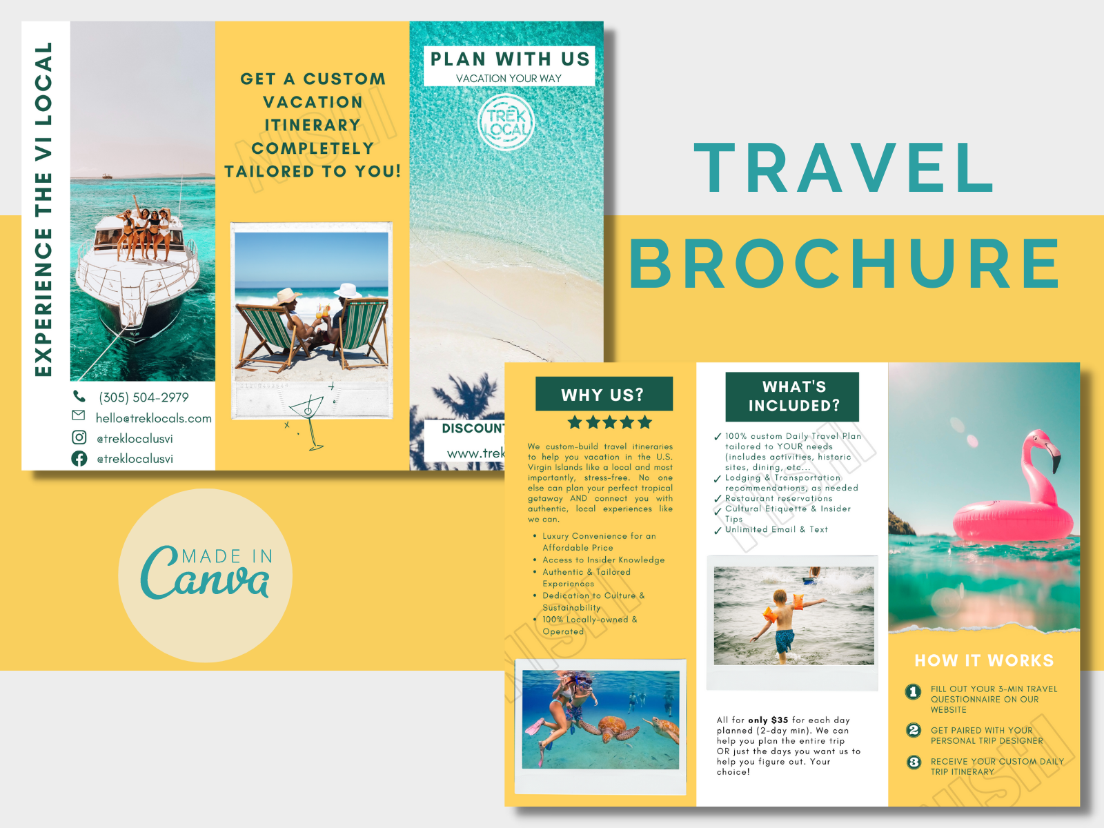 Travel Brochure by Nishi on Dribbble