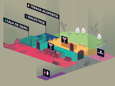 Eden Map 3d infographic map orientation