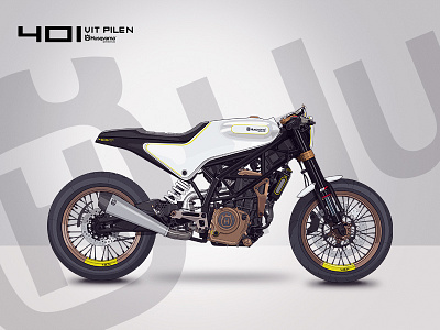 Husqvarna 401 Vitpilen eicma 2014 husqvarna husqvarna 401 vitpilen husqvarna motorcycle illustration linework motorcycle photoshop vitpilen