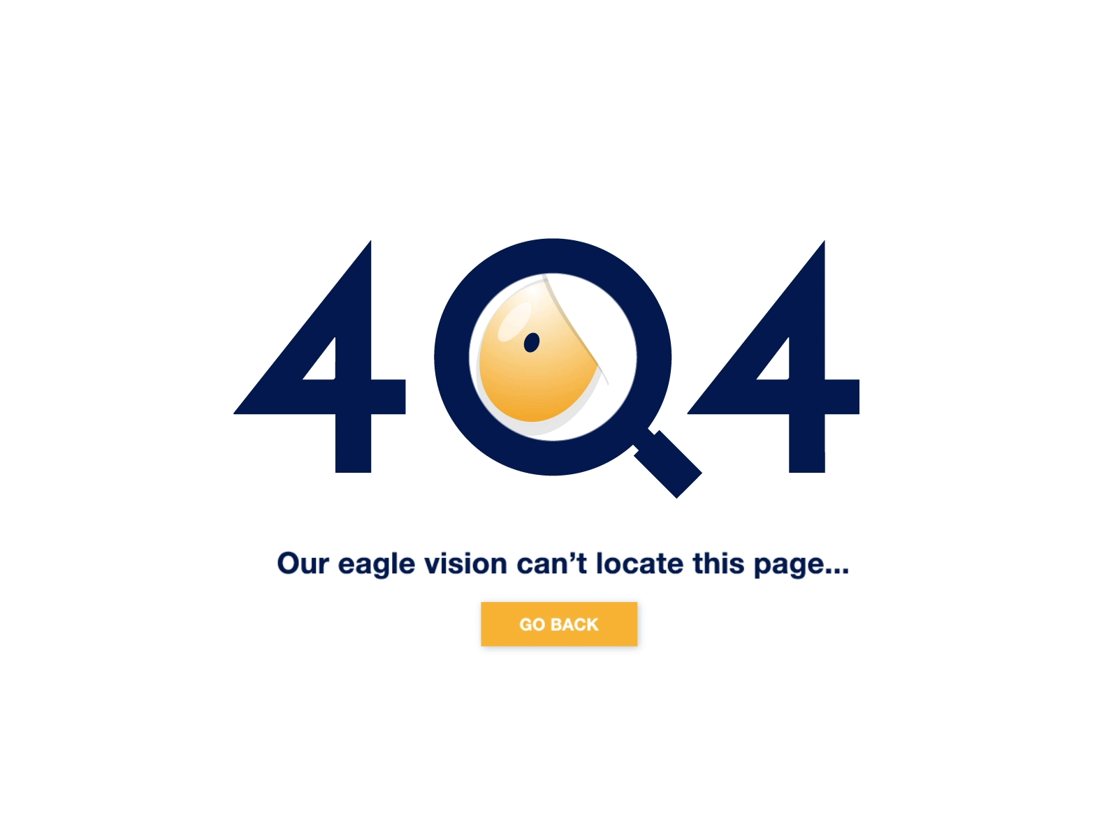 404 Page - Animated 404 page animated gif animation cute eagle error page eye fun motion graphics not found vision