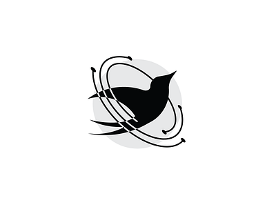 Portal logo concept 2d bird data freedom innovation justice logo portal sharing technology