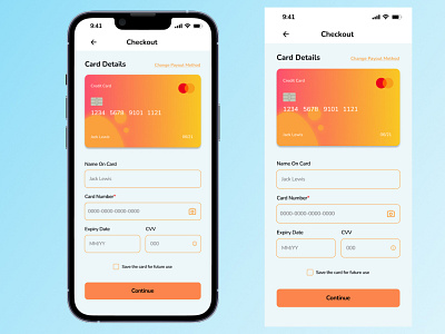 Daily UI 002 - Credit Card Checkout dailyui design ui ux
