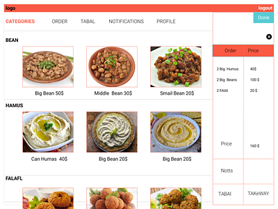 food menu design design system figma food food menu landing pag ui we website
