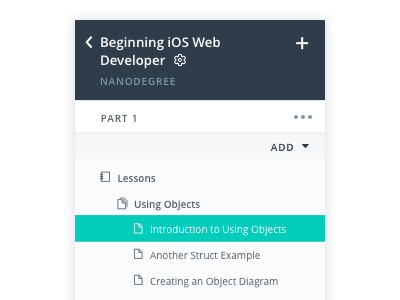 Udacity Content Editor course editor lesson project tool