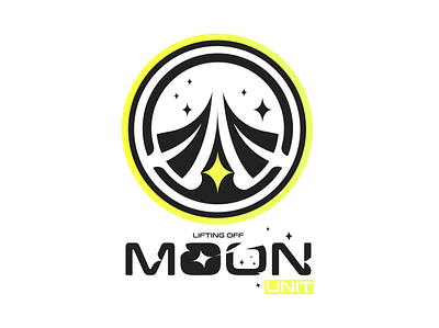 Moon Unit Logo branding graphic design logo vector