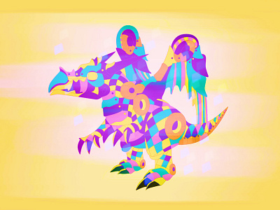 Mechanical Dragonling, Fan-art fan art hearthstone illustration vector