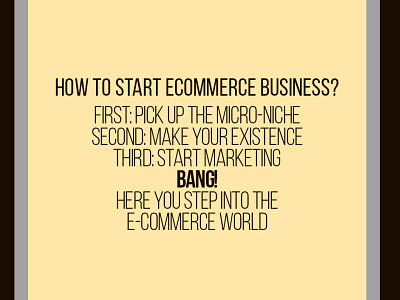 Start eCommerce Business bang design ecommerce ecommerce business start steps world