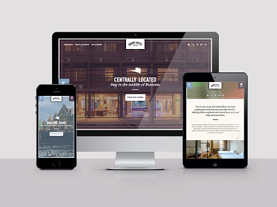 Grand Hotel Buriram design graphic design ui website wordpress