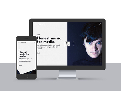 Michael Llewelyn Barker design ui website wordpress