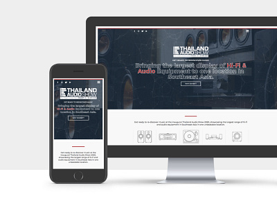 Thailand Audio Show branding design graphic design illustration ui website wordpress