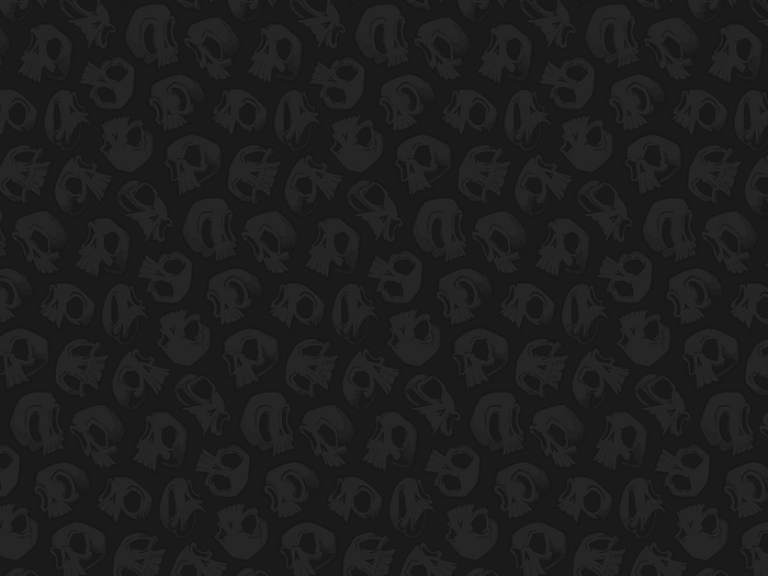 Tilling Skull Desktop Wallpaper by Dan Holmoe on Dribbble