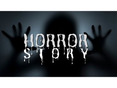 HORROR STORY YOUTUBE THUMBNAIL design graphic design horror story youbtube thumbnail