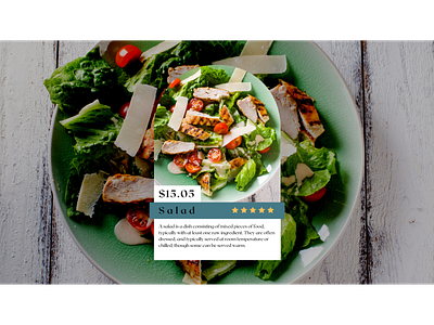 Salad Dish Facebook Cover cover design dish facebook graphic design salad