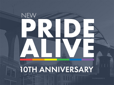 NEW Pride Alive Logo design lgbt logo logo design pride typography visual design