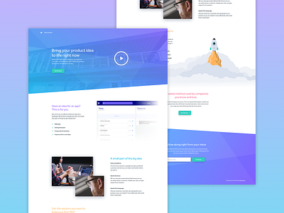 Microsite Concept - Build An MVP