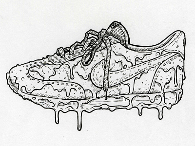 Nike Air Fungus air illustration ink nike shoes sneakerhead sneakers