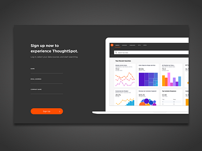 Sign Up to Experience ThoughtSpot signup
