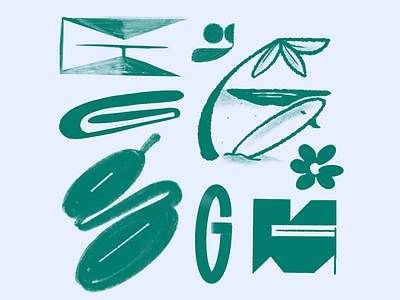 36 Days of Type G 36daysoftype 36daysoftype g design g hand lettering illustration retro surf type