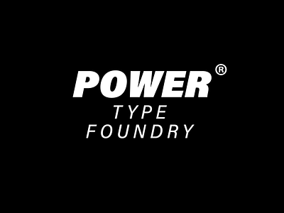 Power Type Foundry design font fonts type type design typeface typography