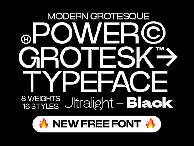 Power Grotesk - Free Font