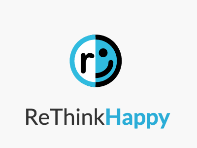 Logo closeup rethinkhappy