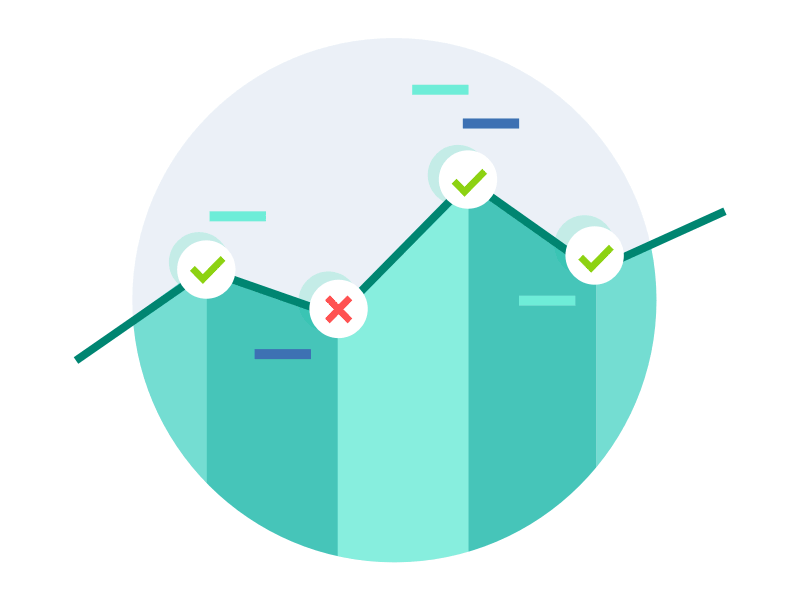 Empty state illustrations dashboard data empty state illustration monitoring request volume response time satisfaction software vector