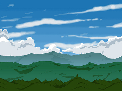 Mountainous Landscape landscape mountains sky