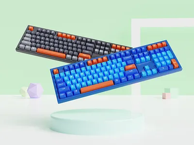 3D - Keyboard Ky ⌨ 3d 3d product 3d product rendering animation branding cinema4d design graphic design illustration keboard keyboard 3d keyboard product logo modeling product motion graphics product ui vector