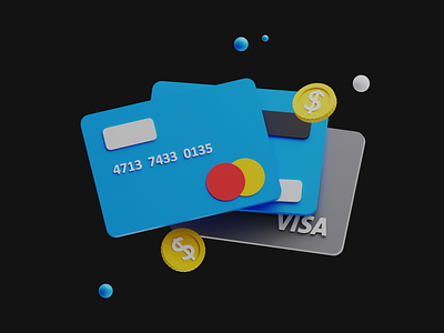 3D Credit Card - Finace Icon by Taufik dwi for Keitoto on Dribbble