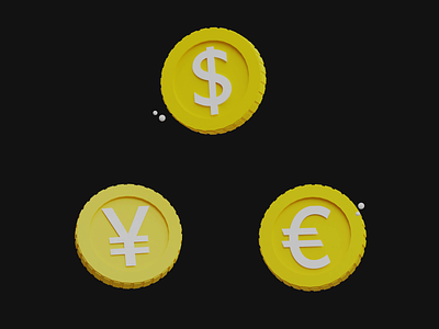 3D Confert - Finance Icon 3d 3d finance icon 3d icon animation finance finance icon finance illustration icon illustration motion graphics