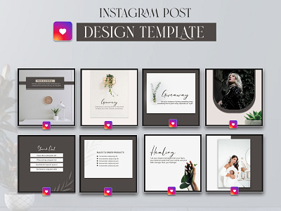 MINIMAL INSTAGRAM POST akternipa04 branding design facebook posts fb ads graphic design instagram instagram post instagram post template minimal minimalist template