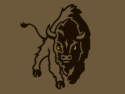 Rumble — Yellowstone National Park baseball bison branding buffalo design illustration logo national park sports logo yellowstone yellowstone national park