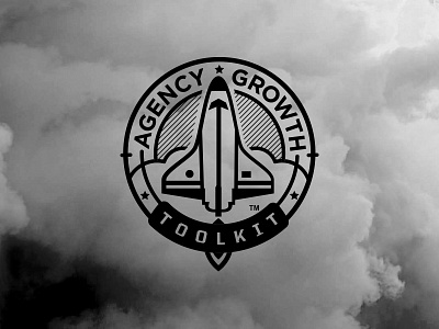 Agency Growth Toolkit Identity badge identity logo rocket seal shuttle